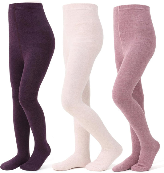 Baby Girl Tights Thick Knit Leggings Stockings Cotton Pantyhose for Newborn Infant Toddler 3/4/5/6 Pack