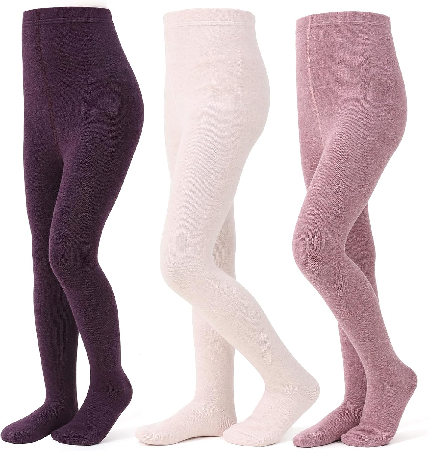 Baby Girl Tights Thick Knit Leggings Stockings Cotton Pantyhose for Newborn Infant Toddler 3/4/5/6 Pack