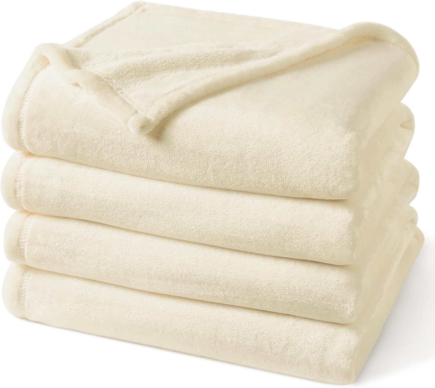PHF Ultra Soft Fleece Blanket Twin Size, No Shed No Pilling Luxury Plush Cozy 300GSM Lightweight