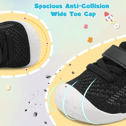LeIsfIt Baby Shoes Girls Boys First Walking Shoes Infant Sneakers Crib Shoes Lightweight Non-Slip Shoes