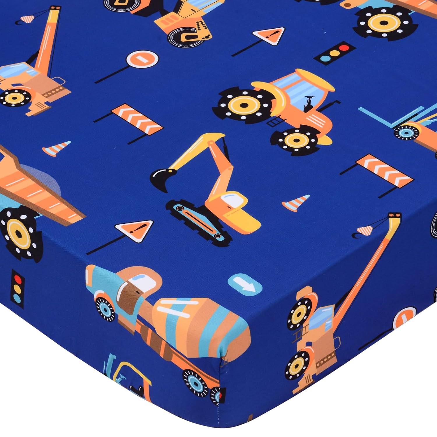 UOMNY Crib Sheet 52x28 Baby Sheet for Boys Breathable Fitted Crib Sheet for Standard Crib and