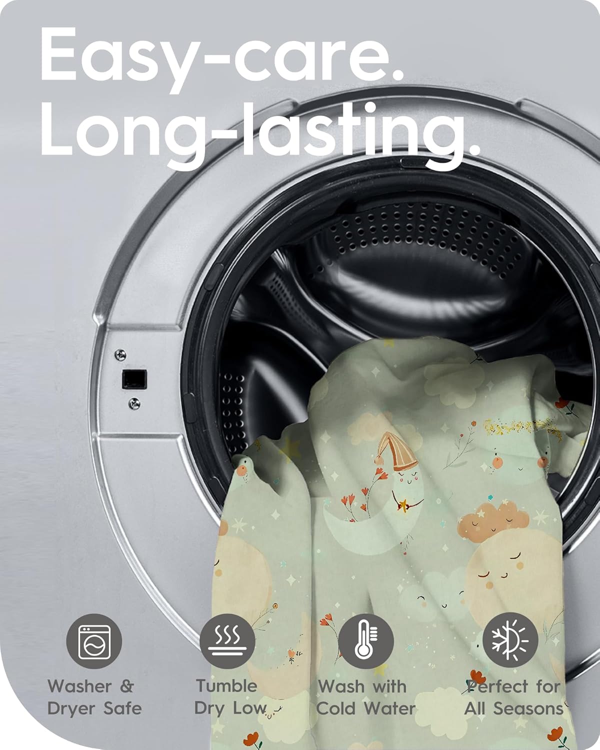 Bassinet Sheets for Baby Boy Girl, TotBasic Buttery Soft Universal Bassinet Fitted Sheet, Compatible with Halo, Mika Micky, Baby Delight, Dream On Me, Maxi COSI and More Bassinet Mattress(Smilingstar)