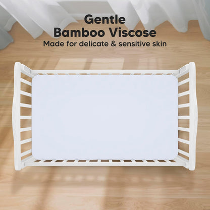 KeaBabies 2-Pack Baby Crib Sheets for Boys, Girls - 52x28 Viscose Derived from Bamboo Toddler Bed