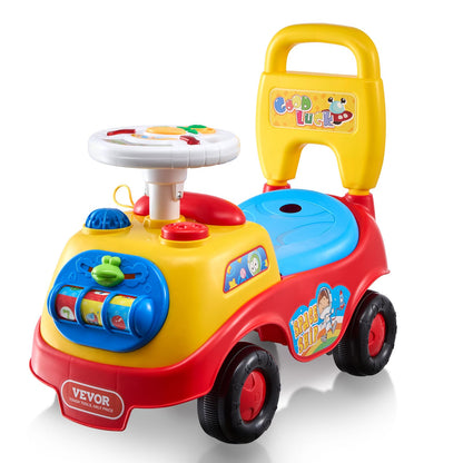 VEVOR Ride On Push Car for Toddlers, Ages 19+ Months, Ride Racer, Sit to Stand Toddler Ride On Toy