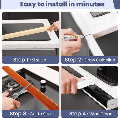 2PCS Wall Corner Protectors Guards - Self Adhesive Corner Protector & Corner Guards for Walls Edge Protection, Easy to Apply - No Tools Needed(Brown, 31.5"x1.18")