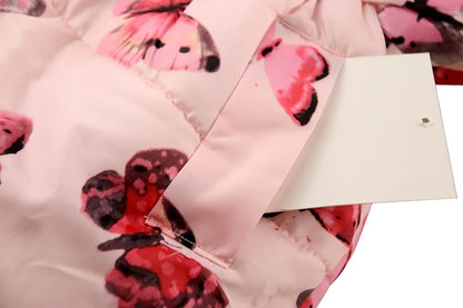 Miss Bei Girl's Winter Coat Jacket Hooded Kids Toddler Flower Print Parka Outwear Warm Cotton Puffer Hooded Jacket