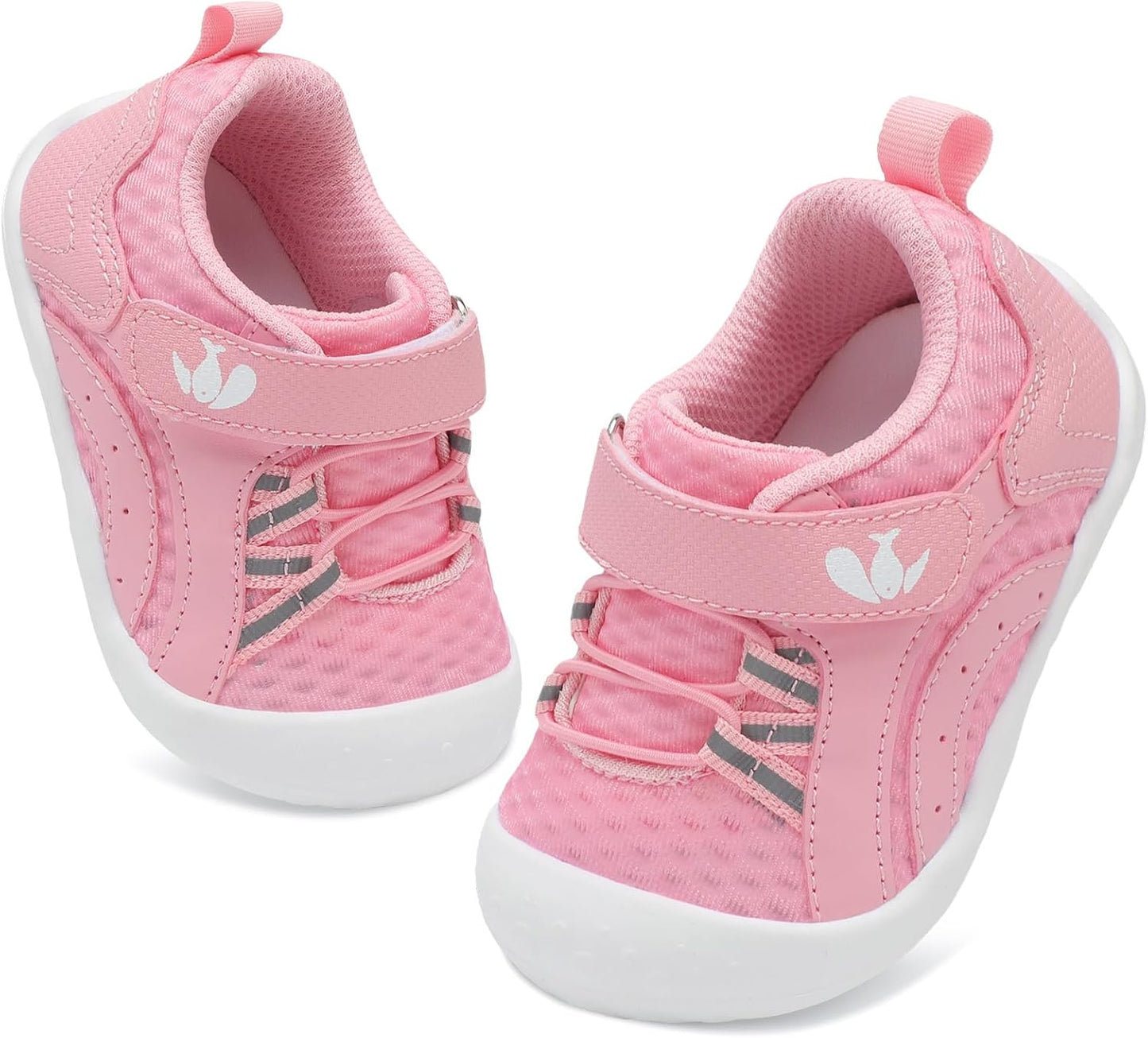 FEETCITY Wide Baby Shoes Boys Girls Baby Barefoot Shoes Breathable Infant Walking Shoe Crib Sock Shoe Toddler Sneakers Flexible