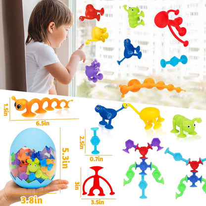 32 PCS Toddler Suction Cup Toys Kids Bath Toy 1-3 3-5 Party Favor Goody Prize Filler Stuffer Gifts