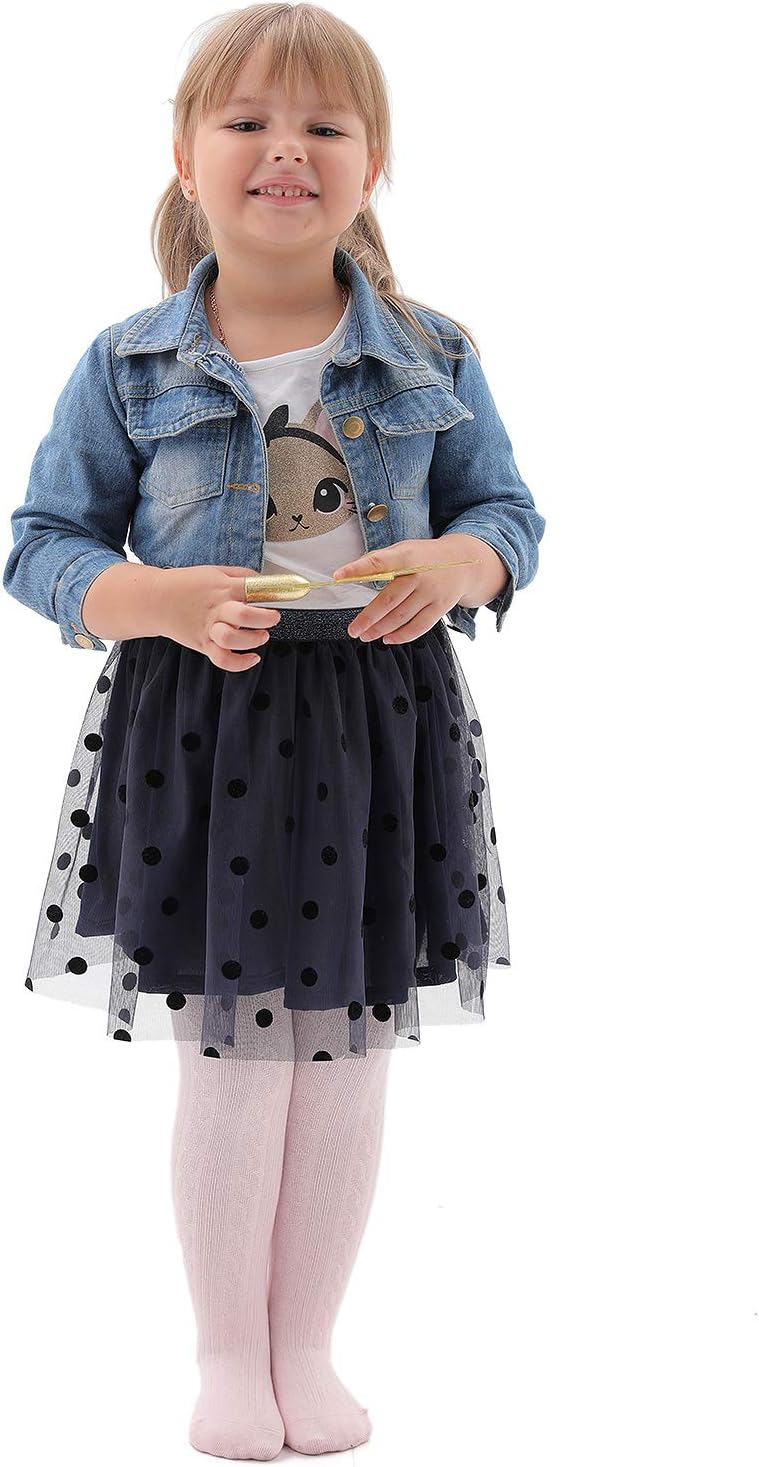 EPEIUS Baby Girl Tights Thick Cable Knit Leggings Stockings Cotton Pantyhose for Newborn Infant Toddler 3/4/5/6 Pack