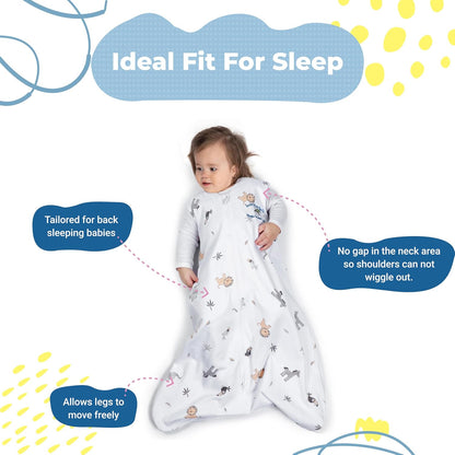 Magic Sleepsuit Baby Merlin's Cotton Baby Swaddle Transition Product - Soft and Cozy Design, Double Zipper for Easy Diaper Changes, Promotes Safe Sleep, 3-6 Months - Pink - Small 12-18lbs