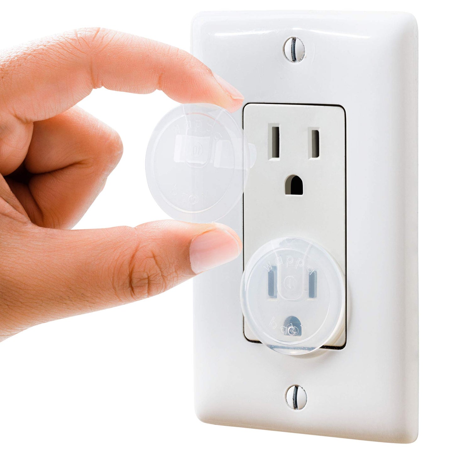 Clear Outlet Covers (50 Pack) Value Pack – Baby Safety Outlet Plug Covers – Durable & Steady