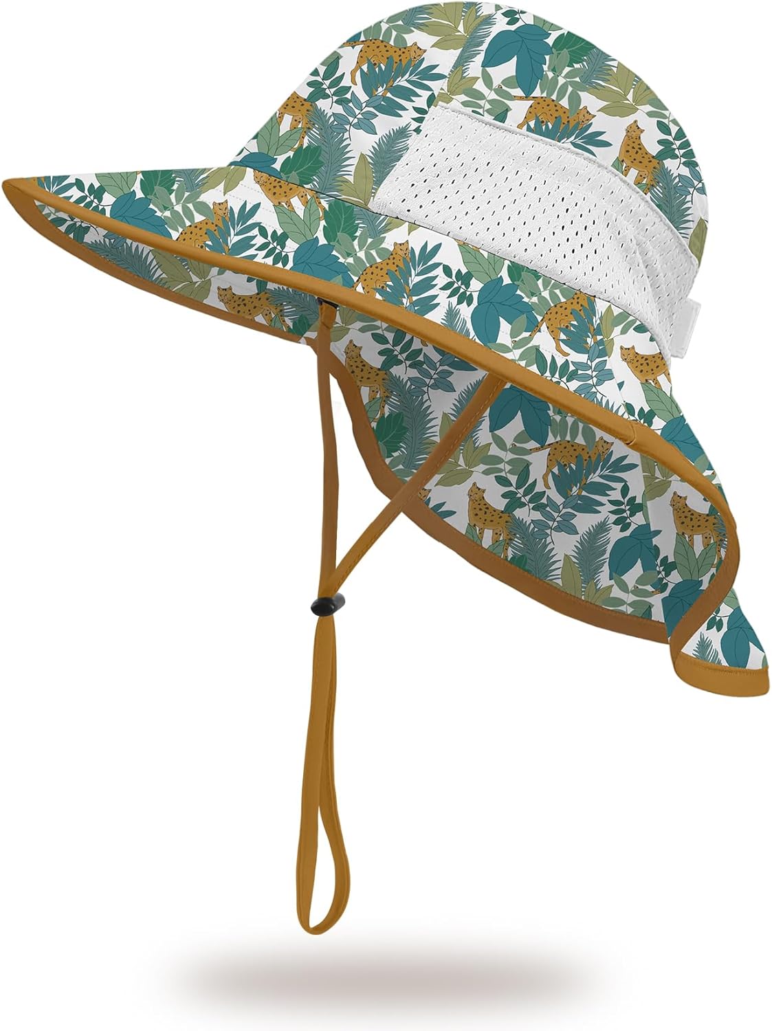 Baby Sun Hat with Neck Flap for Sun Protection Toddler Beach Hat UPF 50+ Outdoors 0-6 Years Boys Girls