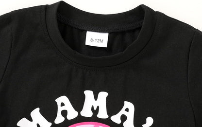 Happy Town Toddler Clothes Baby Boy Girl Smiley Face Shirt Short Sleeve T-Shirt Tee Summer Tops Outfits