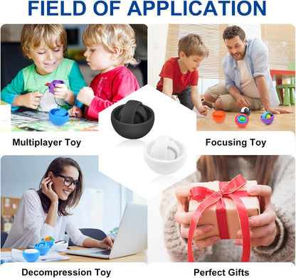 Fidget Toys for Kids, Fidget Gyro for Adults, Gifts for Boys Girls Teens Kids Christmas New Year Valentine's Day, ADHD Autism Stress Relief Finger Toys Classroom