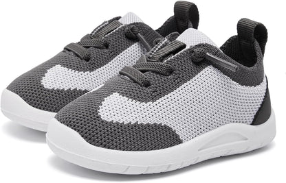 MORENDL Toddler Shoes Baby Walking Sock Shoes Infant Sneakers 0-4 Years Boy Girl Barefoot Tennis Shoe Non-Slip Brethable