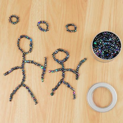 Magnetic Balls, Ferrite Putty, Over 550 PCS Ferrite Magnetic Putty Sensory Toys, Fidget Toys for Adults, Desk Magnetic Beads Desk Toys for Office Stress/Anxiety Relief with Box (Colourful)