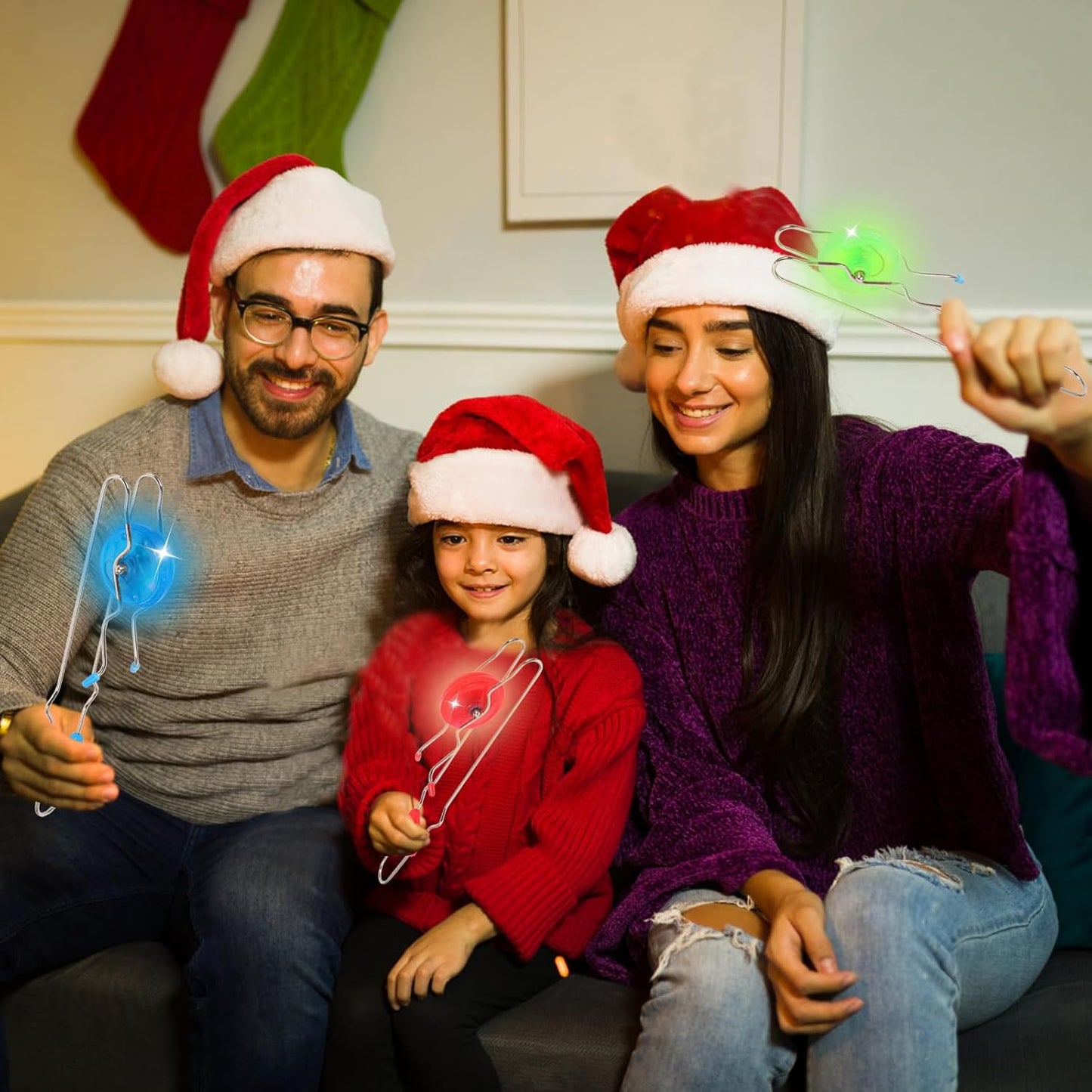 Retro Kids Light Up Gyro Wheel Set - includes 3 10-Inch Track Twisters, Spinning and Light Combo, to Capture Kid's Attention, Ideal for Easter, Birthdays, Christmas, and More