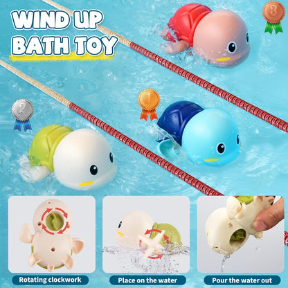 Baby Bath Toys for Toddlers 1-3, Kid Bathtub Toy with 36 Foam Bath Letter & Number, Fishing Games