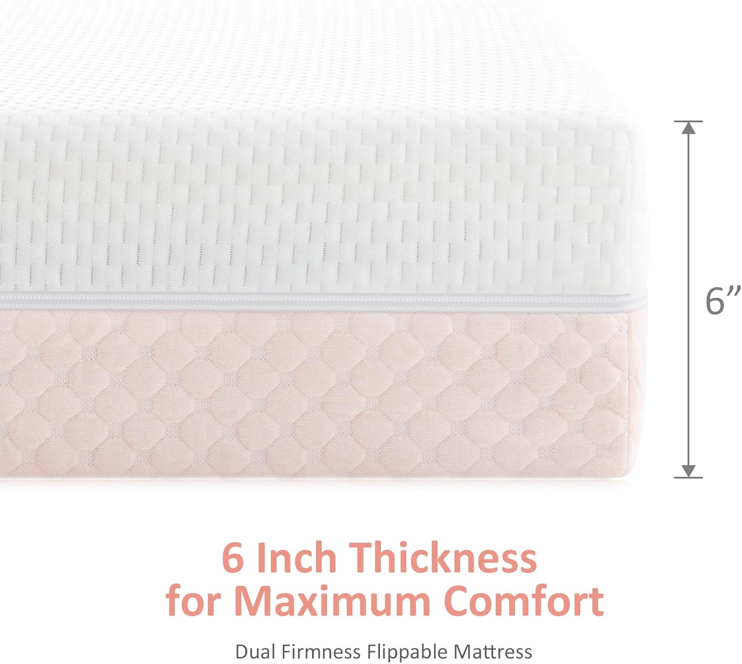 Crib Mattress, Dual Sided Comfort Memory Foam Toddler Bed Mattress, Triple-Layer Breathable Premium