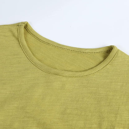Baby Boys Girls Cotton T-Shirts 3Pack Solid Color Short Sleeve Tee Summer Crewneck Tops for Toddler Kids
