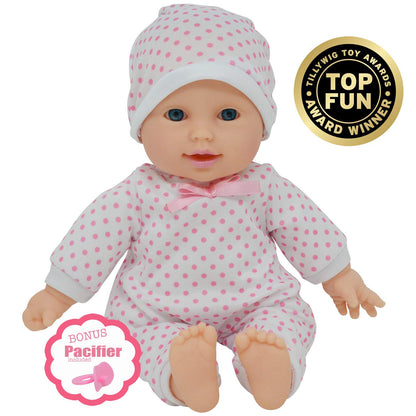 11 inch Soft Body Boy Baby Doll in Gift Box - Doll Pacifier Included -Toy Dolls for Boys and