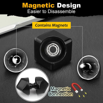 Fidget Spinner Toys Cube for Kids Adults, Metal Fidget Block Sensory Focus Toy Valentine Gift
