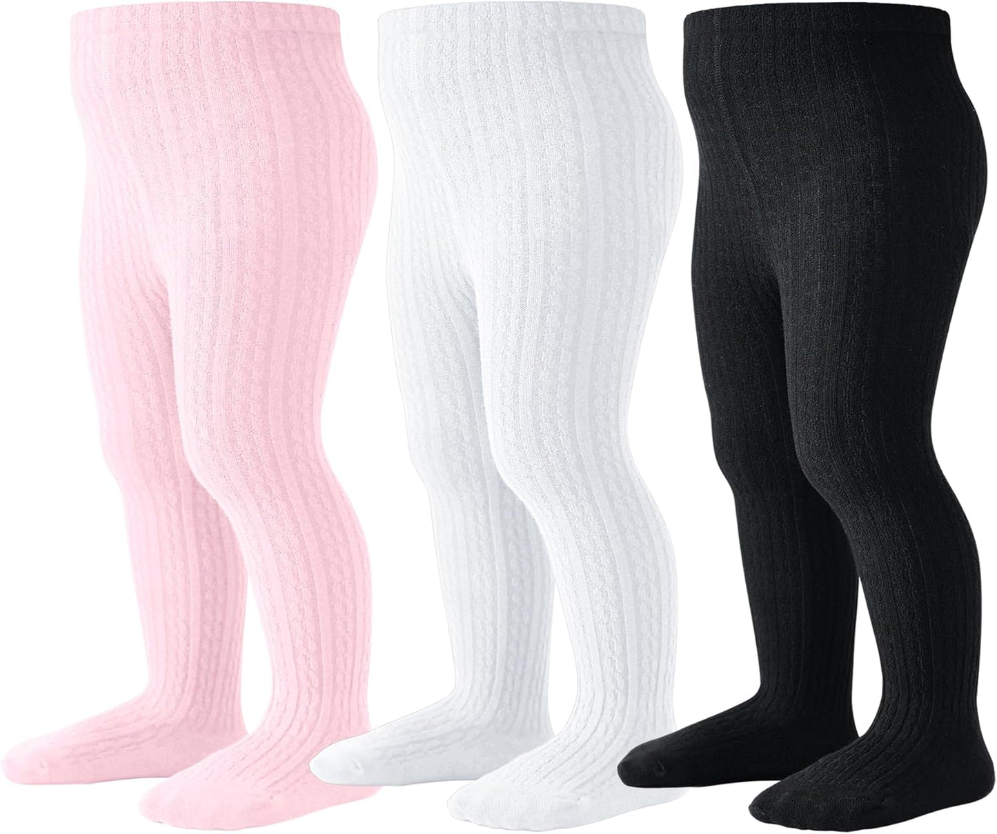 Baby Tights Toddler Stockings Tights Soft Cotton Cable Knit Baby Girl Tight Leggings Newborn Infant 0-4T