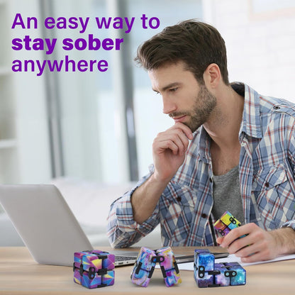 Infinitycube Fidget Toy Stress Relieving Fidgeting Game for Kids and Adults,Cute Pocket-sized