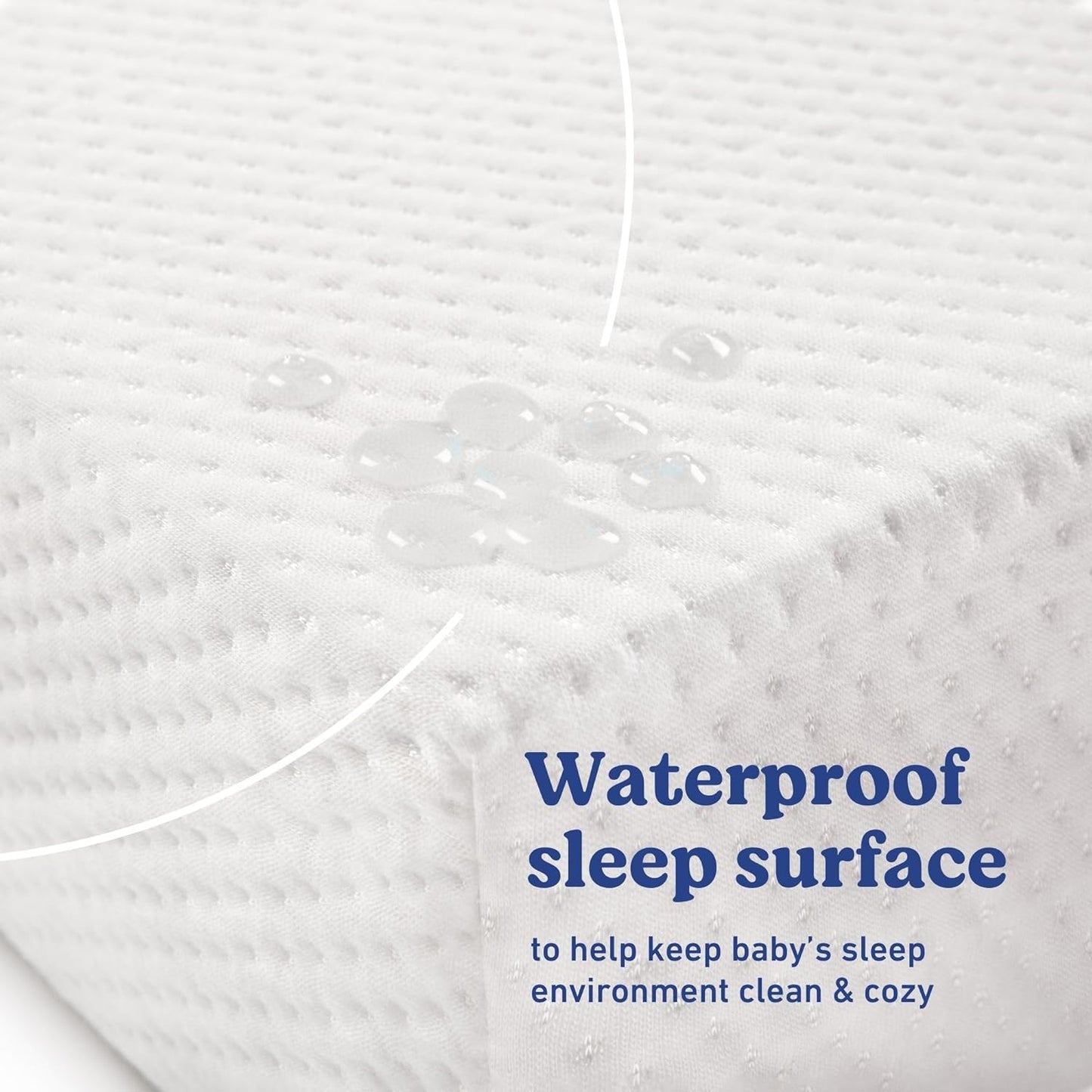 Graco Premium Crib Mattress & Protector Value Bundle (1-Pack) – Includes GREENGUARD Gold Certified