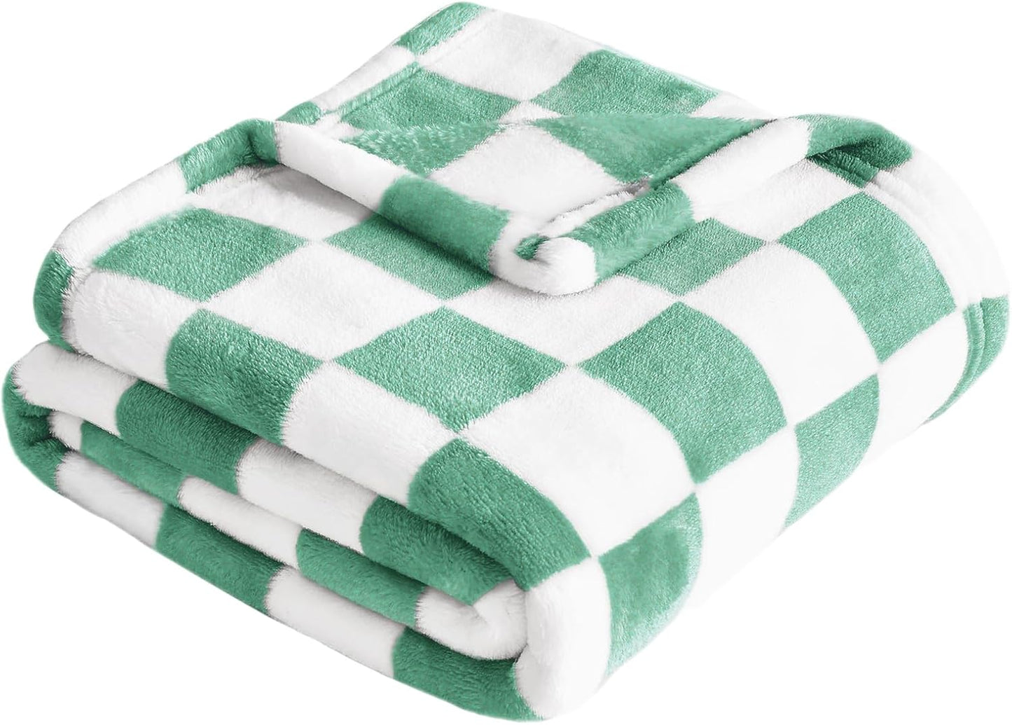 Yurhap Checkered Baby Blanket Fleece Baby Blankets for Boys, Ultra Soft Cozy Fluffy Infant Toddler