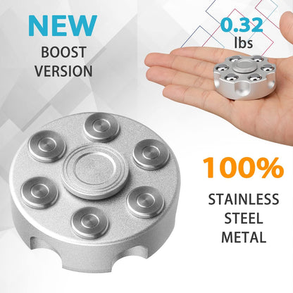 Desk Fidget Spinner Chain, Fidget Toy Metal, Infinity Cube Spinner Gift For Kids and Adults, Sensory Toy, Heavy Duty Cool Hand Finger Spinner Desk Toy, Party Favors Goody Bag Fillers Stocking Stuffers