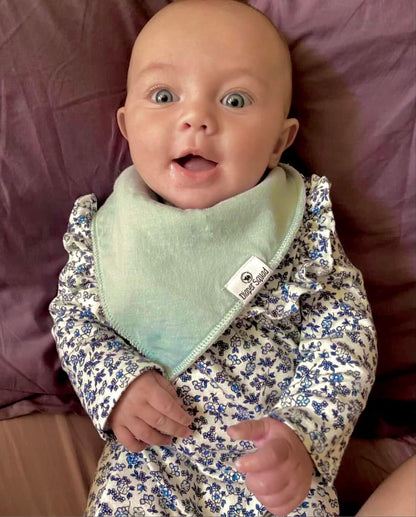 DiaperSquad's Baby Bibs for Drooling and Teething, Bibs for Boys, Baby Girl - Solid Cotton Baby Drool Bibs