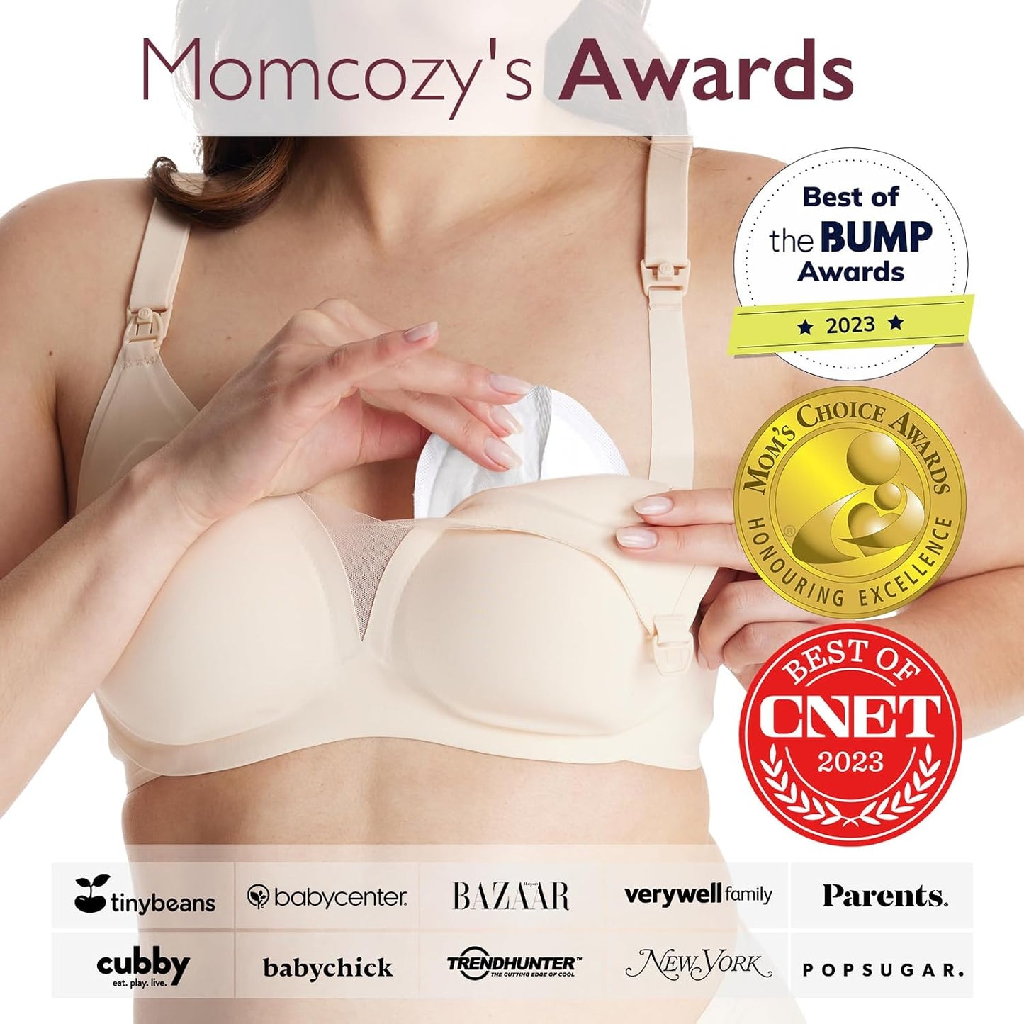 Momcozy Ultra-Thin Disposable Nursing Pads, Super Absorbent and Breathable Breastfeeding Pads, Make