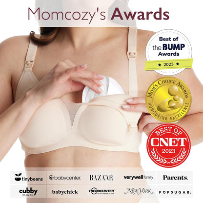 Momcozy Ultra-Thin Disposable Nursing Pads, Super Absorbent and Breathable Breastfeeding Pads, Make
