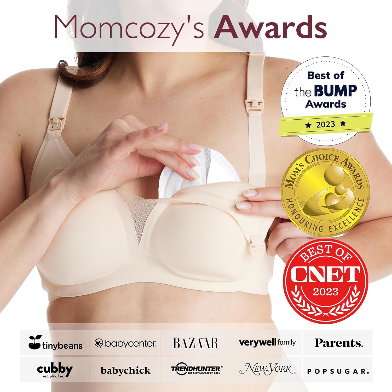 Momcozy Ultra-Thin Disposable Nursing Pads, Ultra-Absorbent and Breathable Portable Breast Pads