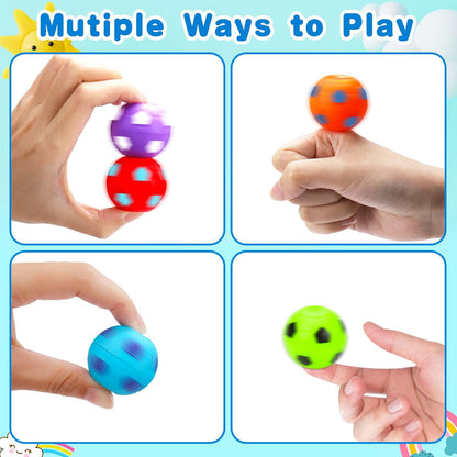 32PCS Fidget Spinner Soccer Balls Sports Party Favors Bulk for Kids 4-8 8-12 Birthday Goodie Treat Bag Stuffers Classroom Treasure Toys Carnival Prizes Pinata Fillers Mini Return Gifts for Boy Girl