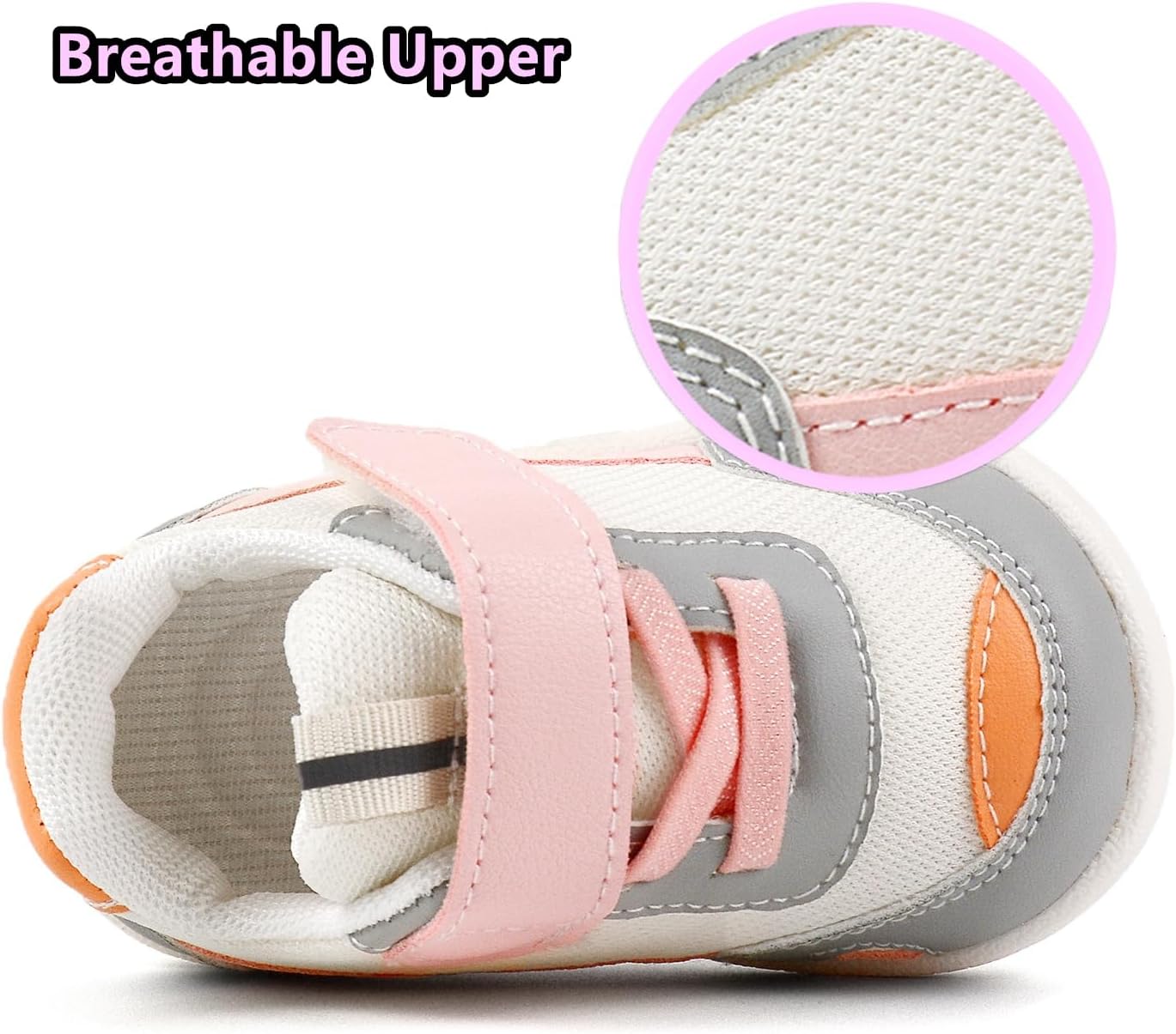 Baby Boy Girl Shoes Infant Non Slip Sneakers Breathable Lightweight Toddler First Walking Shoes 6 12 18 24 Months