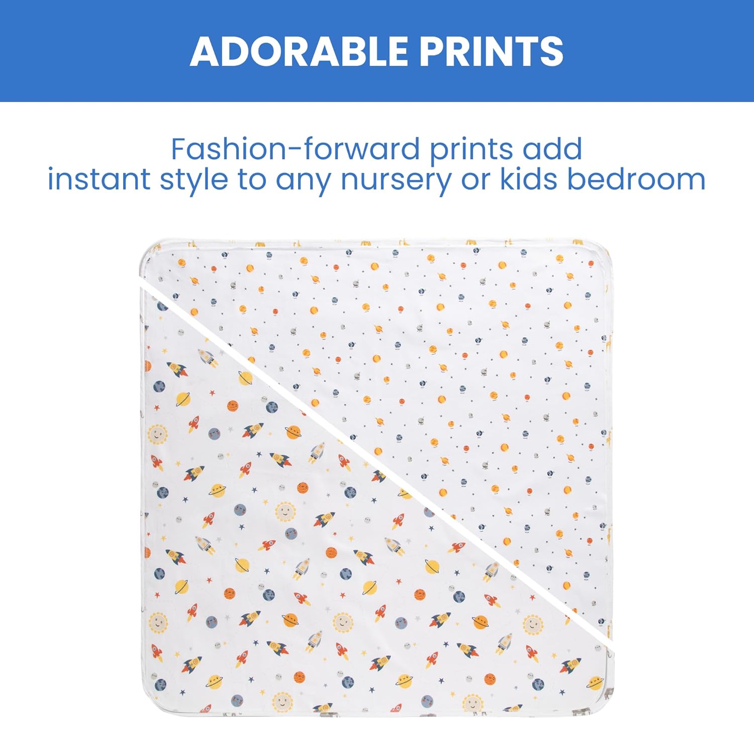 Delta Children 100% Cotton Flannel Baby Receiving Blankets for Girls and Boys – 30x30 Inches (Pack