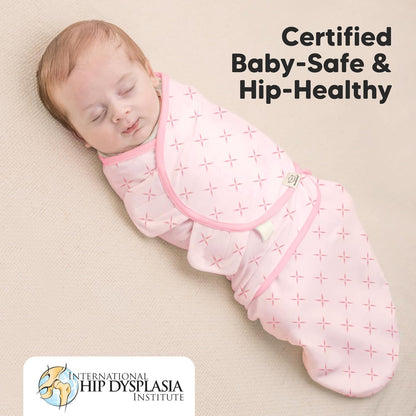 Baby Swaddle Sleep Sacks with Zipper - 3-Pack Swaddles for Newborns 3-6 Months, Infant, Baby Girls