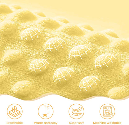 SANDJEST Sunflower Blanket for Girls Kid - 30 x 40 Minky Throw Kids Blankets Gifts for Birthday