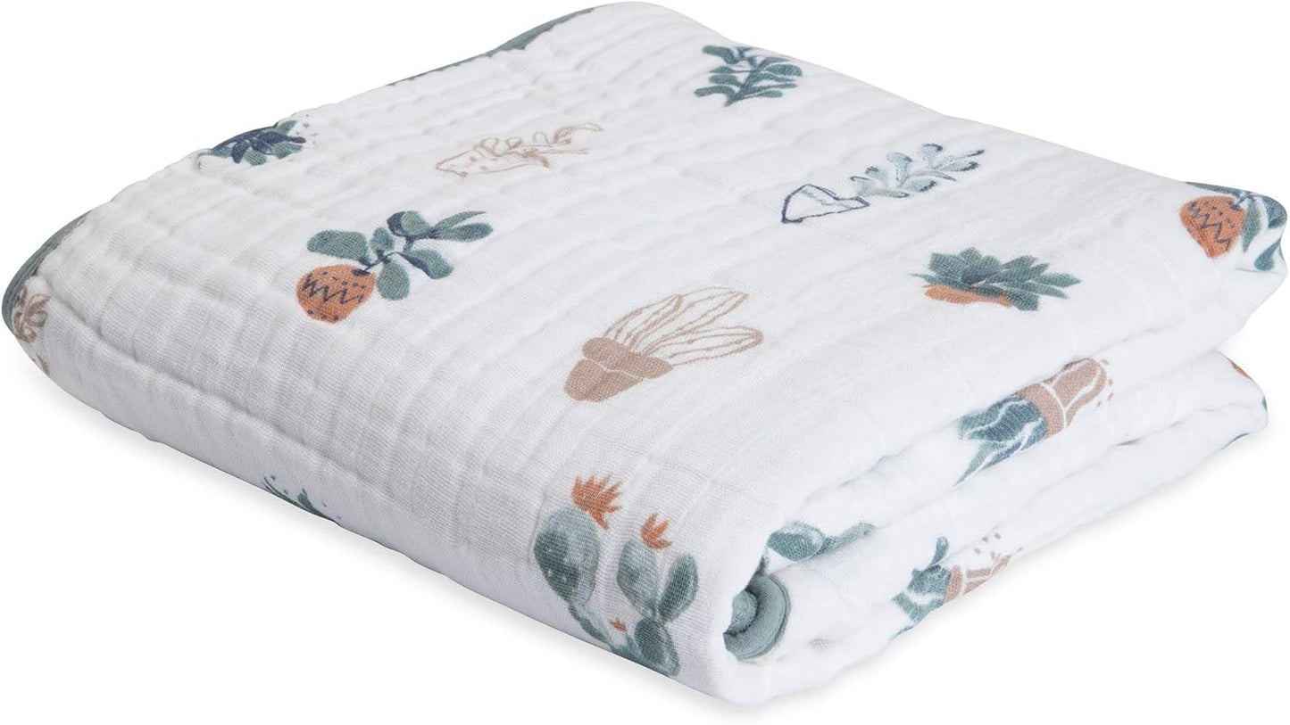 Little Unicorn Original Premium Cotton Quilt | Multi-Layered & Extra-Soft Muslin Fabric |for Babies