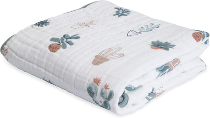 Little Unicorn Original Premium Cotton Quilt | Multi-Layered & Extra-Soft Muslin Fabric |for Babies