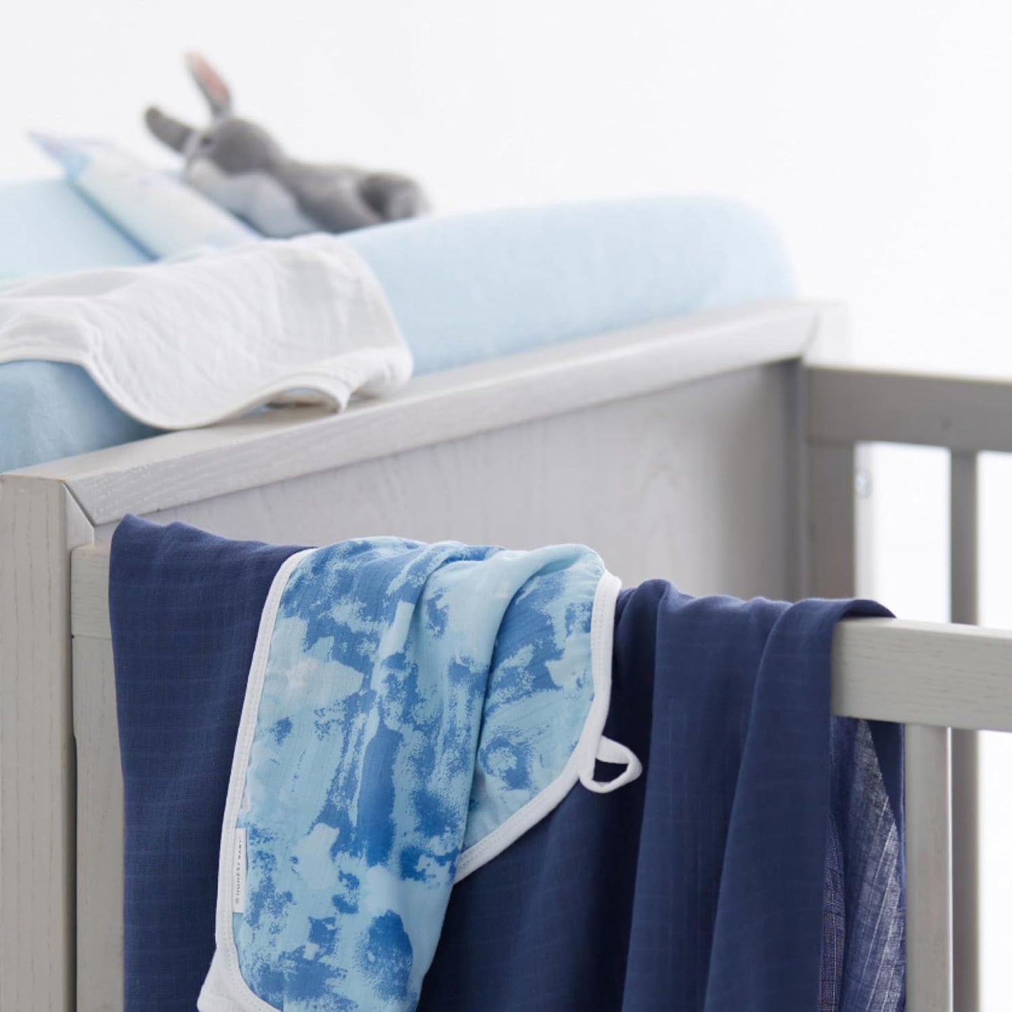 HonestBaby unisex-baby Fitted Crib Sheets Set Standard Mattress, 100% Organic Cotton Baby Boys