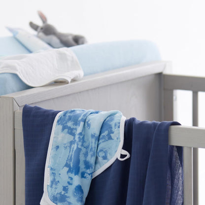 HonestBaby unisex-baby Fitted Crib Sheets Set Standard Mattress, 100% Organic Cotton Baby Boys
