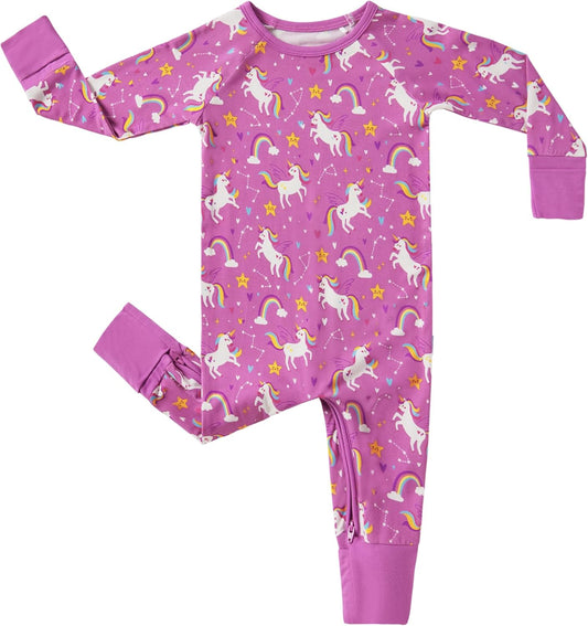 Baby Boys Girls Romper Long Sleeve Jumpsuits Infant Unisex One-Piece Bamboo Viscose Zipper Mitten Rompers