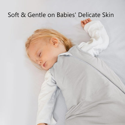 BubblePanda Rayon Made from Bamboo Sleep Sack 18-24 Months 0.5 Tog Soft Lightweight Toddler Sleep Sack 2t for Babies 2-Way Zipper Wearable Blanket Baby 18 Months