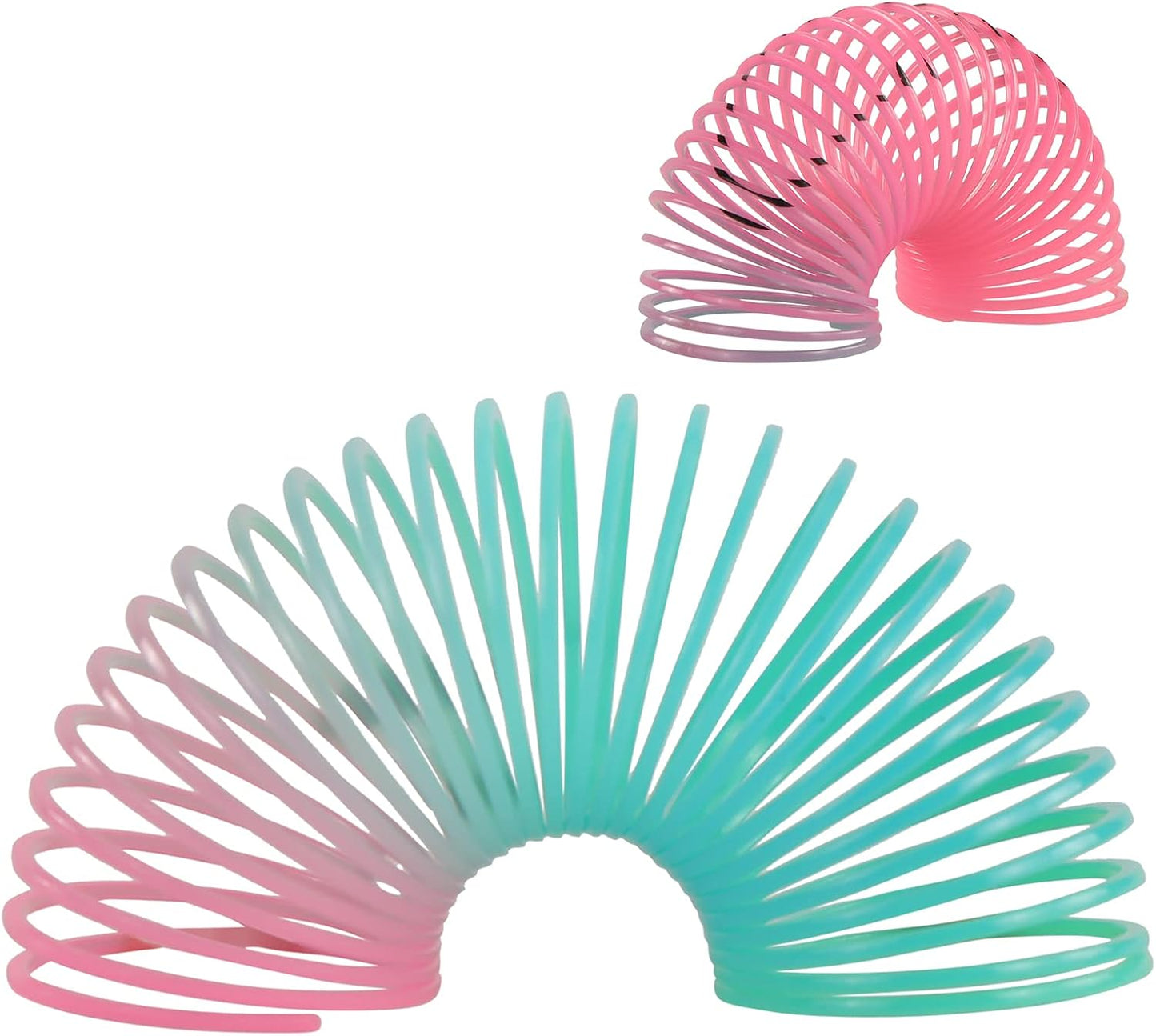 30 Pack Spring Rainbow Magic Fidget Stress Coil Mini Springs Bulk Toys For Party Favor Carnival