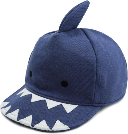 Keepersheep Baby Baseball Cap Infant Sun Hat, Cotton Knit with Soft Brim, Adjustable Soft Newborn Toddler Cap