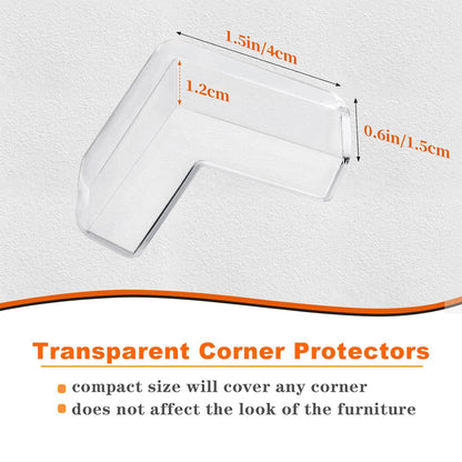 12 Pack Corner Guards Corner Protectors Baby Proof Furniture Corner & Edge Safety Bumpers, Table Corner Protector for Furniture Corner Covers Baby Safety, Baby Proofing, L Shaped