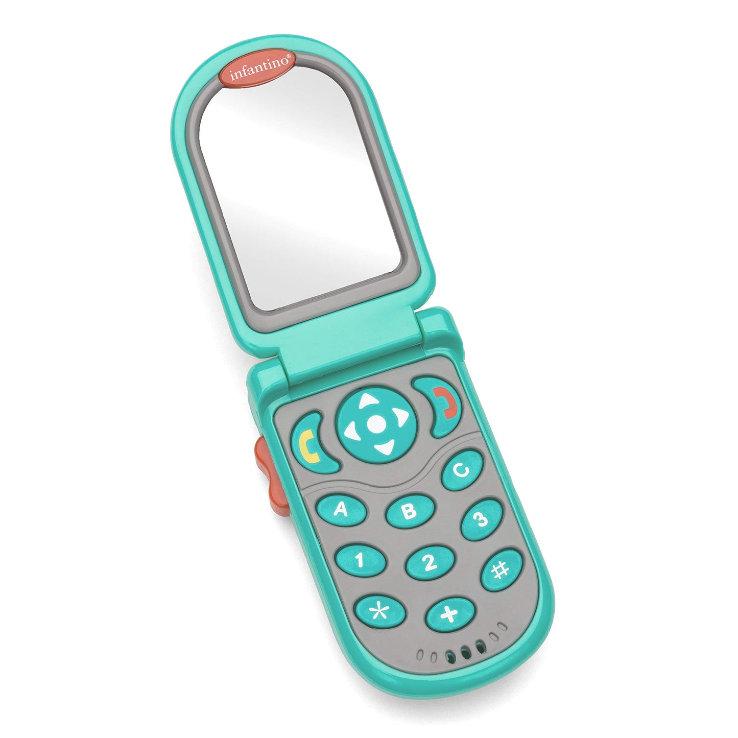 Infantino Flip and Peek Fun Bilingual Phone Toy, 3+ Months